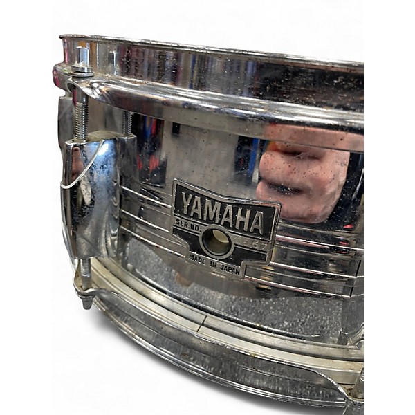 Used Yamaha 14in VINTAGE SNARE Chrome Silver Drum
