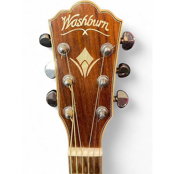 Used Washburn WD25SCE Natural Acoustic Electric Guitar