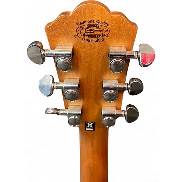 Used Washburn WD25SCE Natural Acoustic Electric Guitar