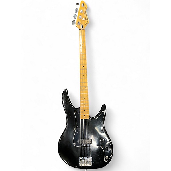 Vintage 1980s Peavey Patriot BLACK Electric Bass Guitar