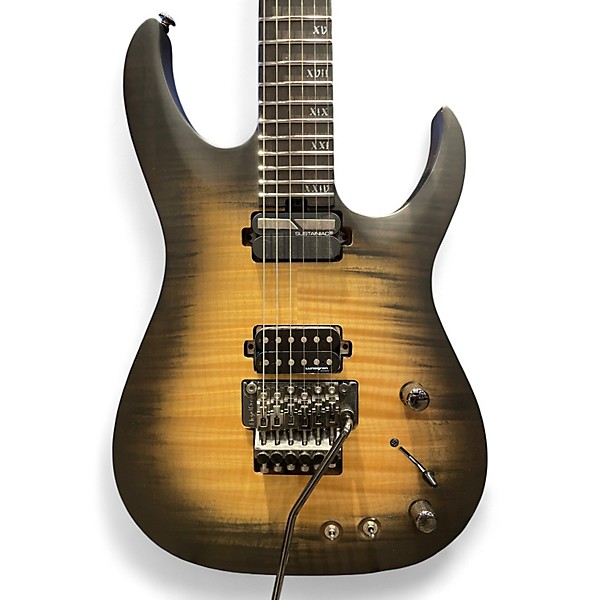 Used 2019 Schecter Guitar Research Banshee Mach-6 Ember Burst Solid Body Electric Guitar