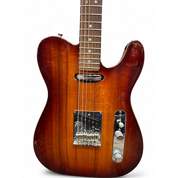 Used Fender American Select Koa Top Telecaster Sienna edgeburst Solid Body Electric Guitar