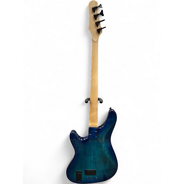Used Kiesel FRETLESS 4 STRING Ocean Blue Burst Electric Bass Guitar