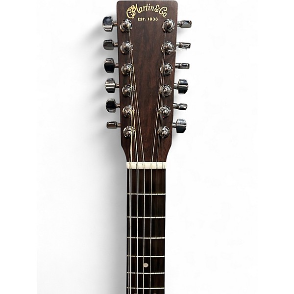 Used Martin DX2 Natural 12 String Acoustic Electric Guitar