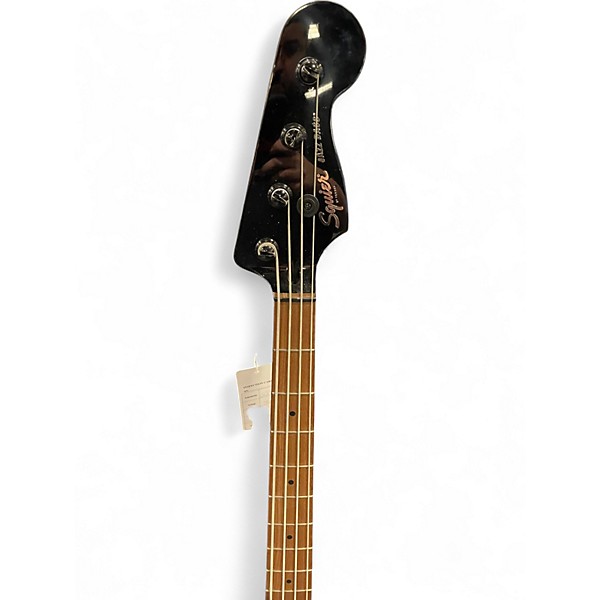 Used Squier Contemporary Jazz Bass Shoreline Gold Electric Bass Guitar