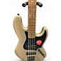 Used Squier Contemporary Jazz Bass Shoreline Gold Electric Bass Guitar