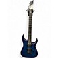 Used Ibanez GRG120QASP Transparent Blue Gradation Solid Body Electric Guitar thumbnail