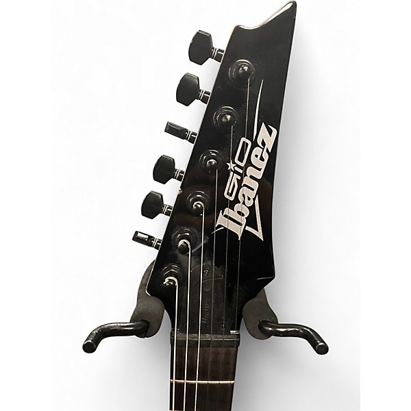 Used Ibanez GRG120QASP Transparent Blue Gradation Solid Body Electric Guitar