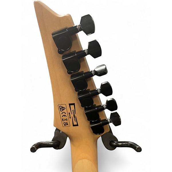 Used Ibanez GRG120QASP Transparent Blue Gradation Solid Body Electric Guitar