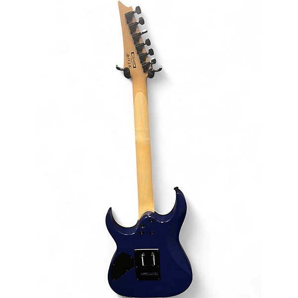 Used Ibanez GRG120QASP Transparent Blue Gradation Solid Body Electric Guitar