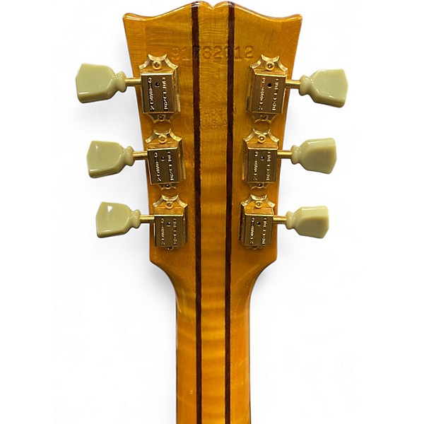 Used Gibson STARBURST Natural Acoustic Electric Guitar