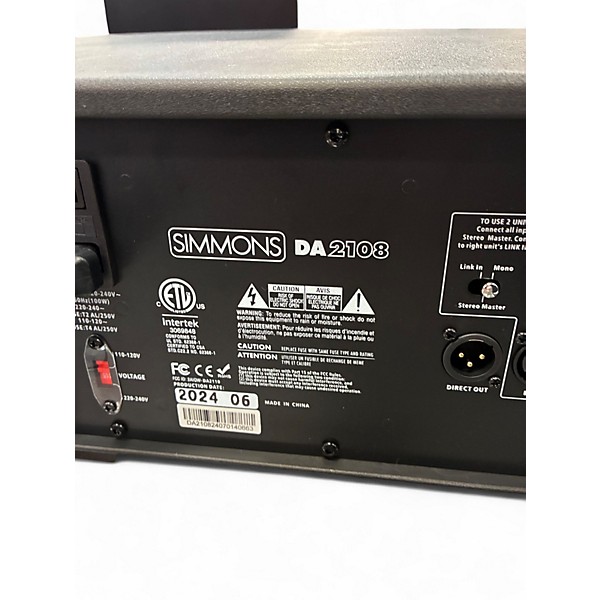 Used Simmons DA2108 Drum Amplifier