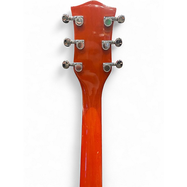 Used 2000s Gretsch Guitars G3140 Historic Series Trans Orange Hollow Body Electric Guitar