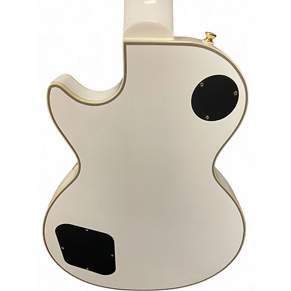 Used Epiphone Les Paul Custom Alpine White Solid Body Electric Guitar