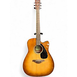 Used Yamaha FGX800C Sandburst Acoustic Electric Guitar