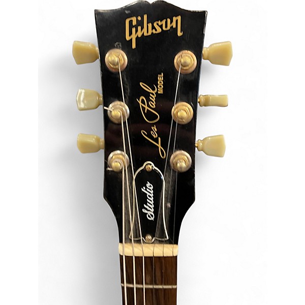 Used Gibson Les Paul Studio Ebony Solid Body Electric Guitar