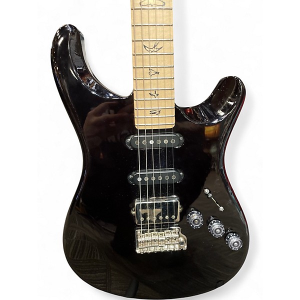 Used PRS SE Custom 22 Trans Black Solid Body Electric Guitar
