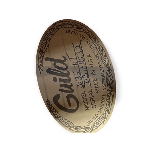 Used Guild D35 Natural Acoustic Guitar