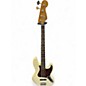Used Fender 1960S Jazz Bass Olympic White Electric Bass Guitar thumbnail
