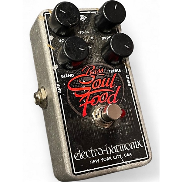 Used Electro-Harmonix Bass Soul Food Overdrive Bass Effect Pedal