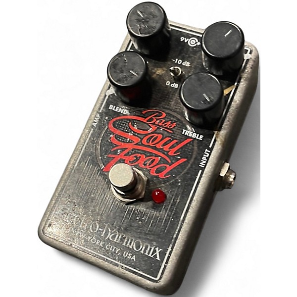 Used Electro-Harmonix Bass Soul Food Overdrive Bass Effect Pedal
