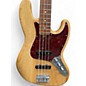 Used Fender Deluxe Jazz Bass Natural Electric Bass Guitar