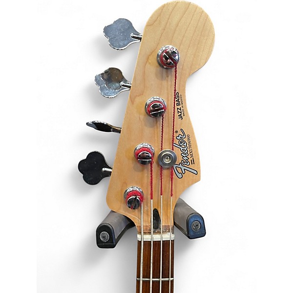 Used Fender Deluxe Jazz Bass Natural Electric Bass Guitar