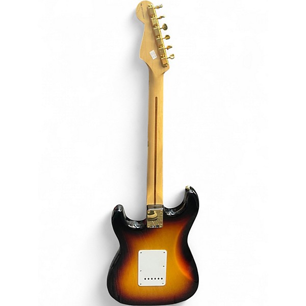 Used Fender Deluxe Player Strat 3 Tone Sunburst Solid Body Electric Guitar