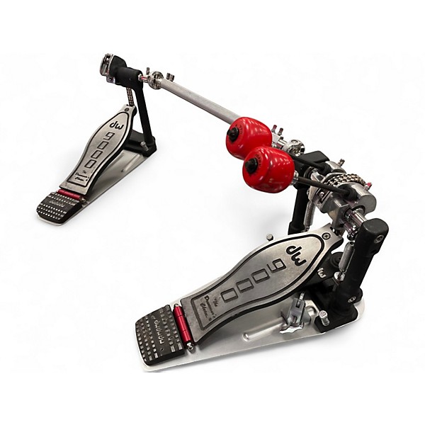 Used DW 9000 Series Double Double Bass Drum Pedal