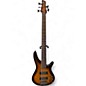 Used Ibanez SR375F 5 String Brown Burst Electric Bass Guitar