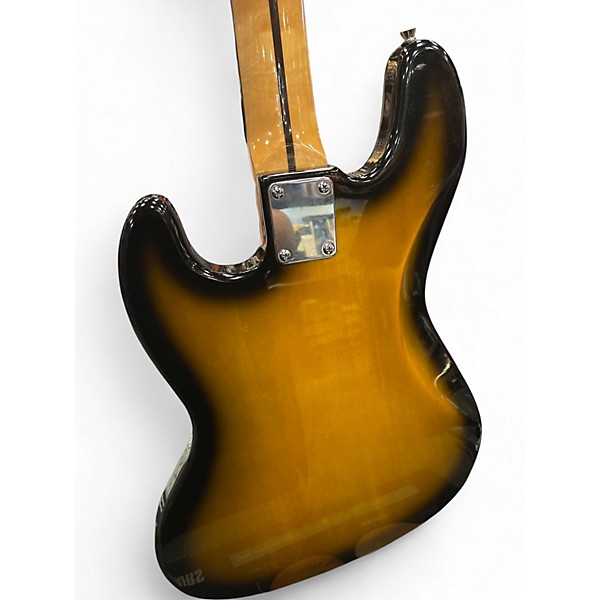 Used Jay Turser JTB-402 2 Tone Sunburst Electric Bass Guitar