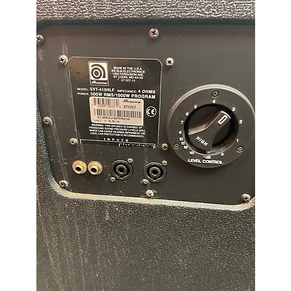 Used Hartke  HYDRIVE HX 410 Bass Cabinet