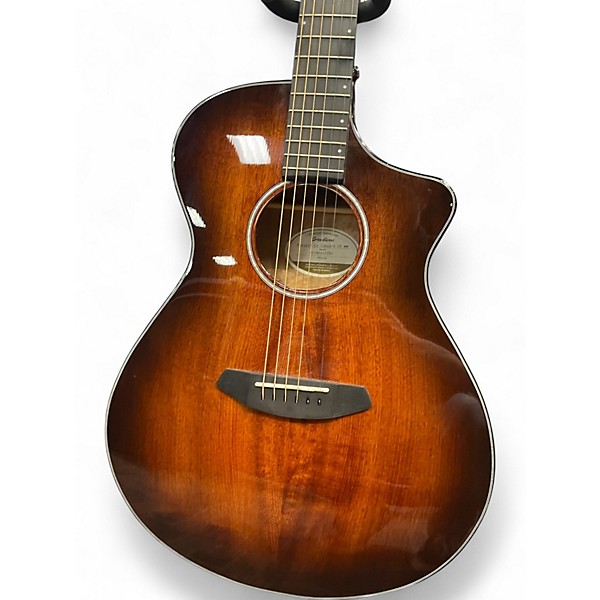 Used Breedlove Pursuit Ex Concert CE MM Burst Acoustic Electric Guitar