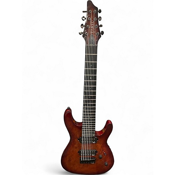 Used Tario G STYLE 8 STRING Natural Solid Body Electric Guitar