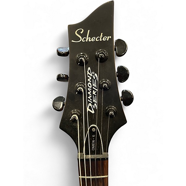 Used Schecter Guitar Research Diamond Series Omen-6 Natural Solid Body Electric Guitar