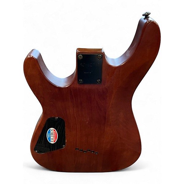 Used Schecter Guitar Research Diamond Series Omen-6 Natural Solid Body Electric Guitar