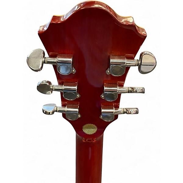 Used Ibanez AF75D Trans Orange Hollow Body Electric Guitar