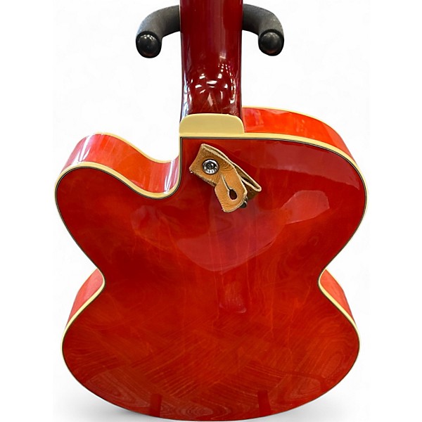 Used Ibanez AF75D Trans Orange Hollow Body Electric Guitar