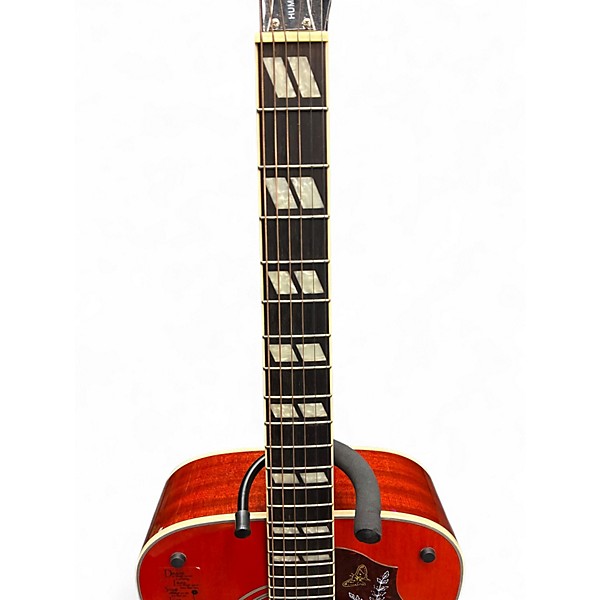 Used Epiphone Hummingbird Pro 2 Tone Sunburst Acoustic Electric Guitar