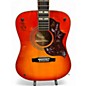 Used Epiphone Hummingbird Pro 2 Tone Sunburst Acoustic Electric Guitar