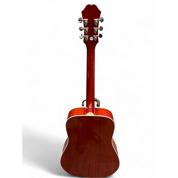 Used Epiphone Hummingbird Pro 2 Tone Sunburst Acoustic Electric Guitar