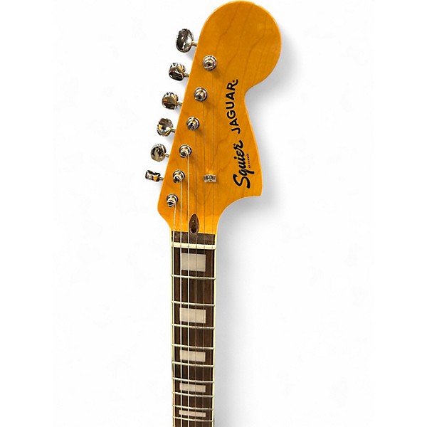 Used Squier Classic Vibe Jaguar Blue Solid Body Electric Guitar