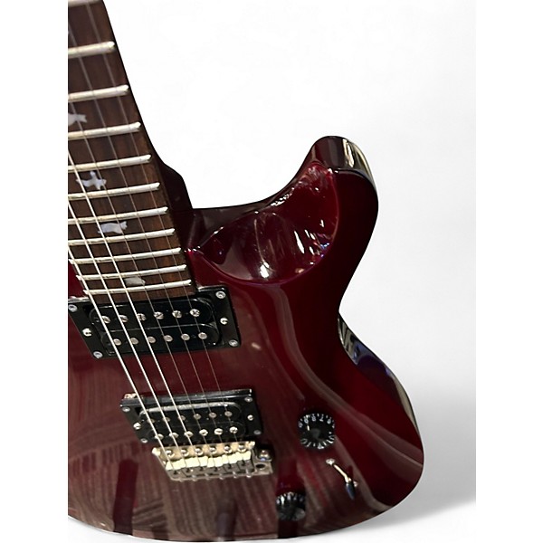 Used PRS SE Standard 24 blood red Solid Body Electric Guitar
