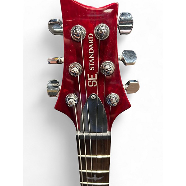 Used PRS SE Standard 24 blood red Solid Body Electric Guitar