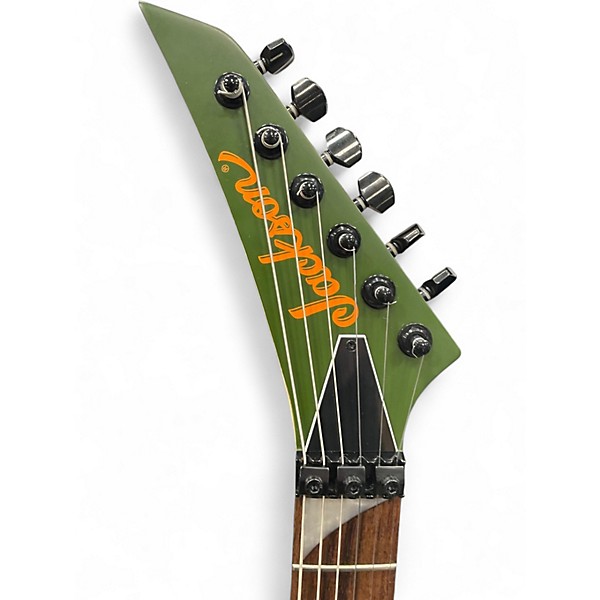 Used Jackson Dinky DK2XR Limited-Edition MATTE ARMY DRAB Solid Body Electric Guitar