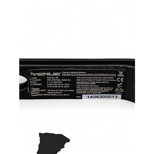 Used Venue Thinpar 38 Mixer Light