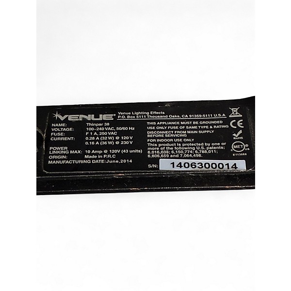 Used Venue Thinpar Mixer Light