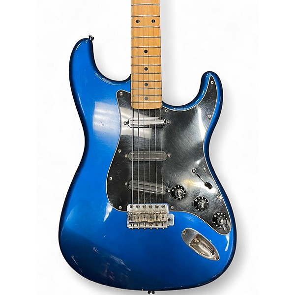 Used 1990 Fender MIJ Stratocaster Blue Solid Body Electric Guitar