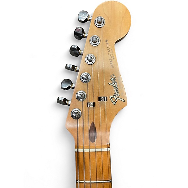 Used 1990 Fender MIJ Stratocaster Blue Solid Body Electric Guitar