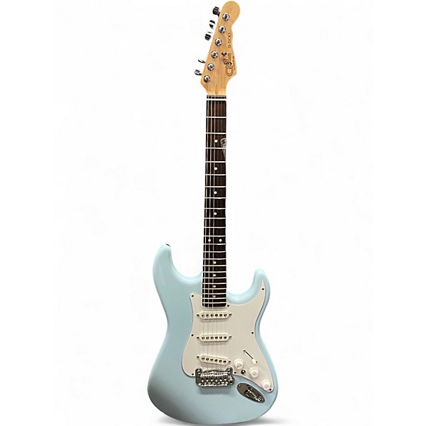 Used G&L USA S-500 Blue Solid Body Electric Guitar